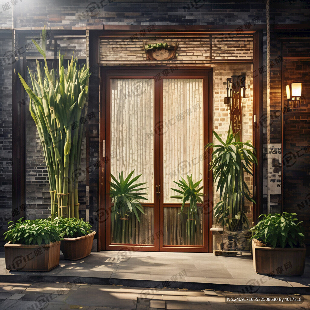 麻竹笋广告门楼