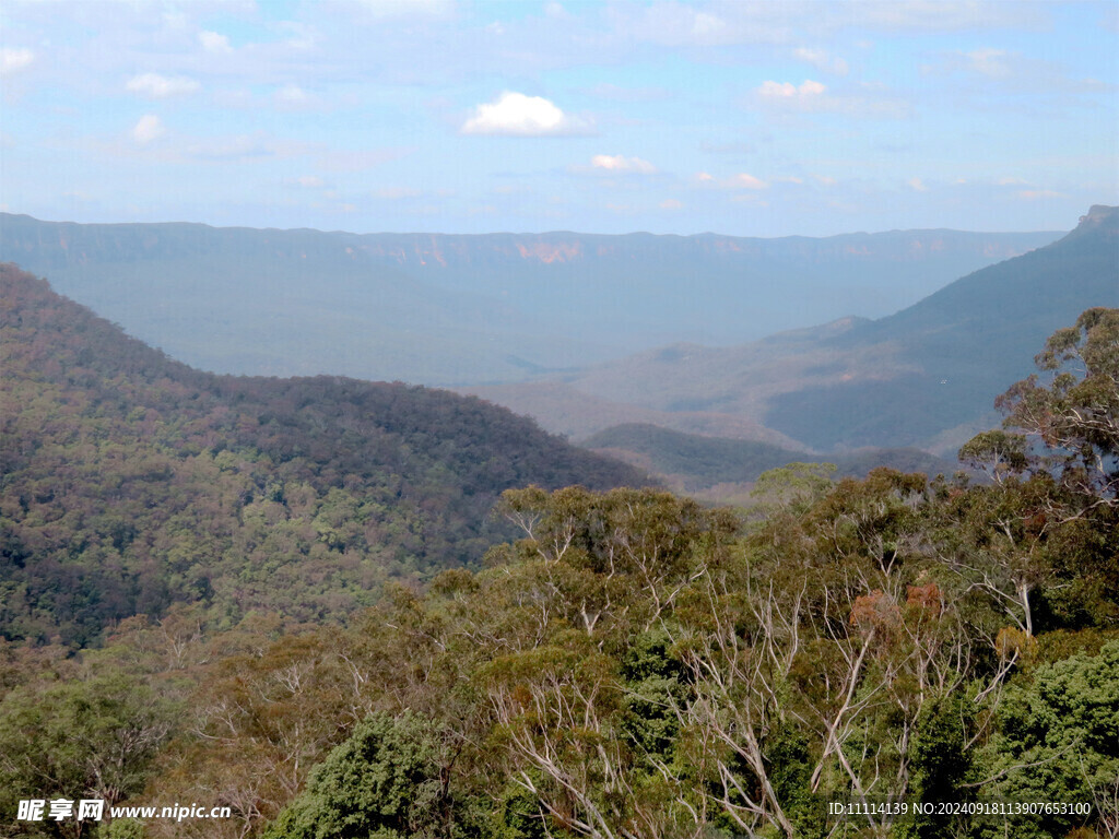 新西兰蓝山风景