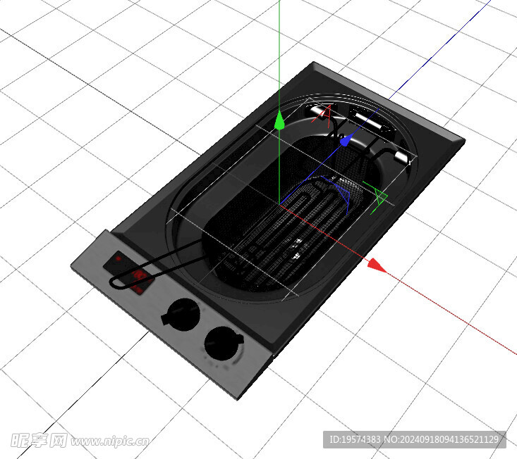 C4D模型 炸锅