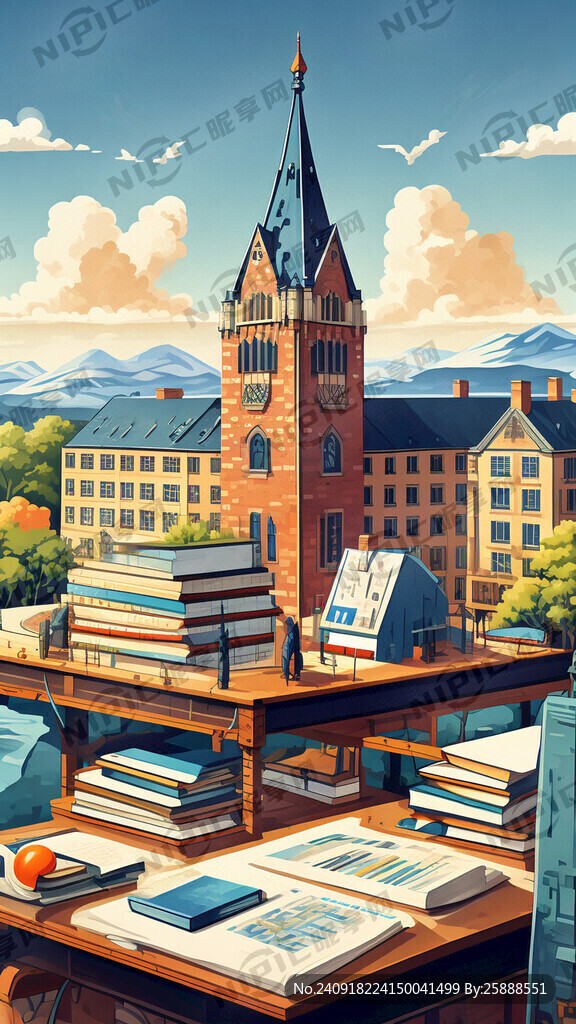 学校 敦品励学 海报