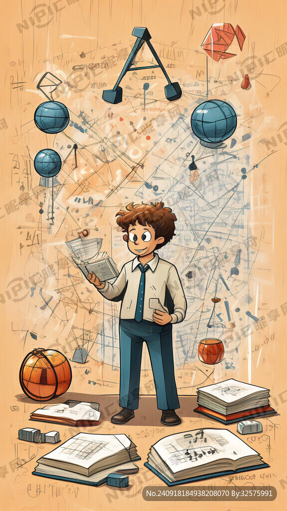 数学卡通画