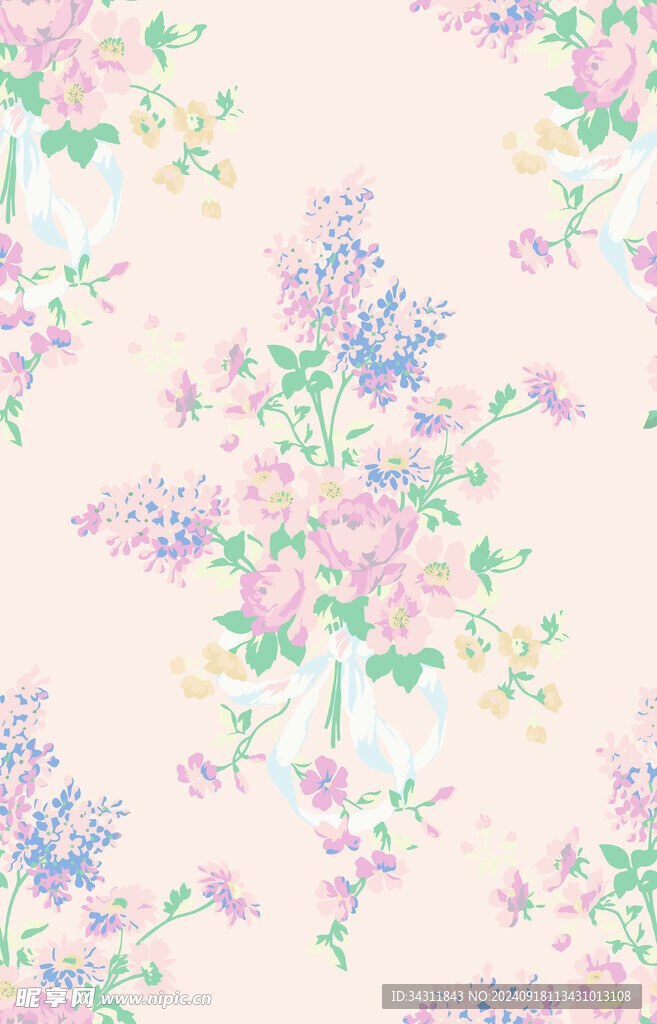 手绘花
