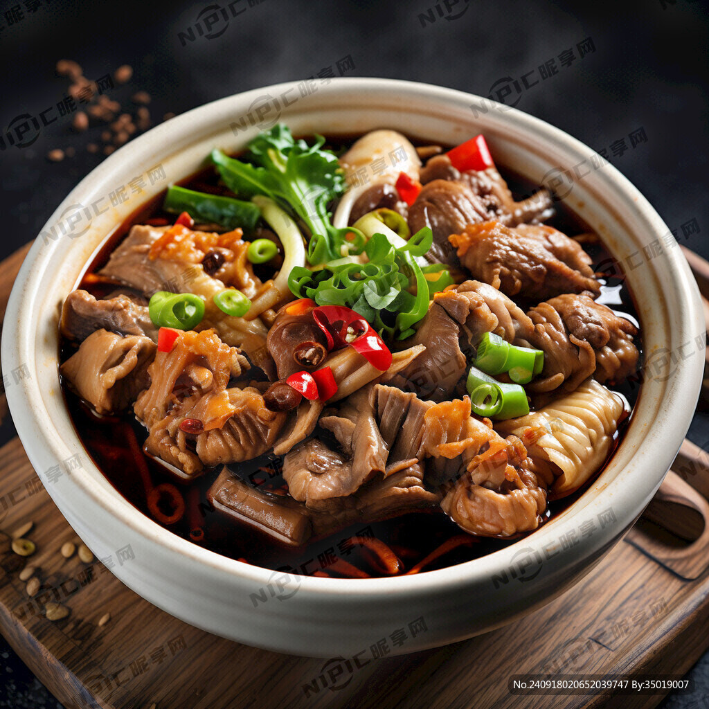 香辣豆花牛杂煲