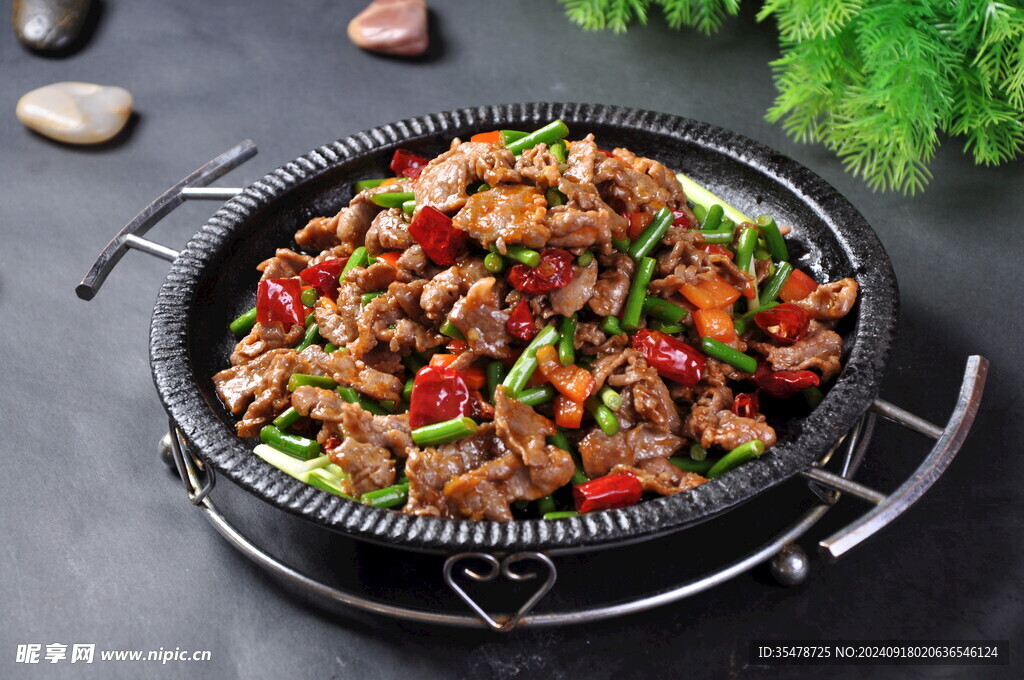 铁板孜然牛肉