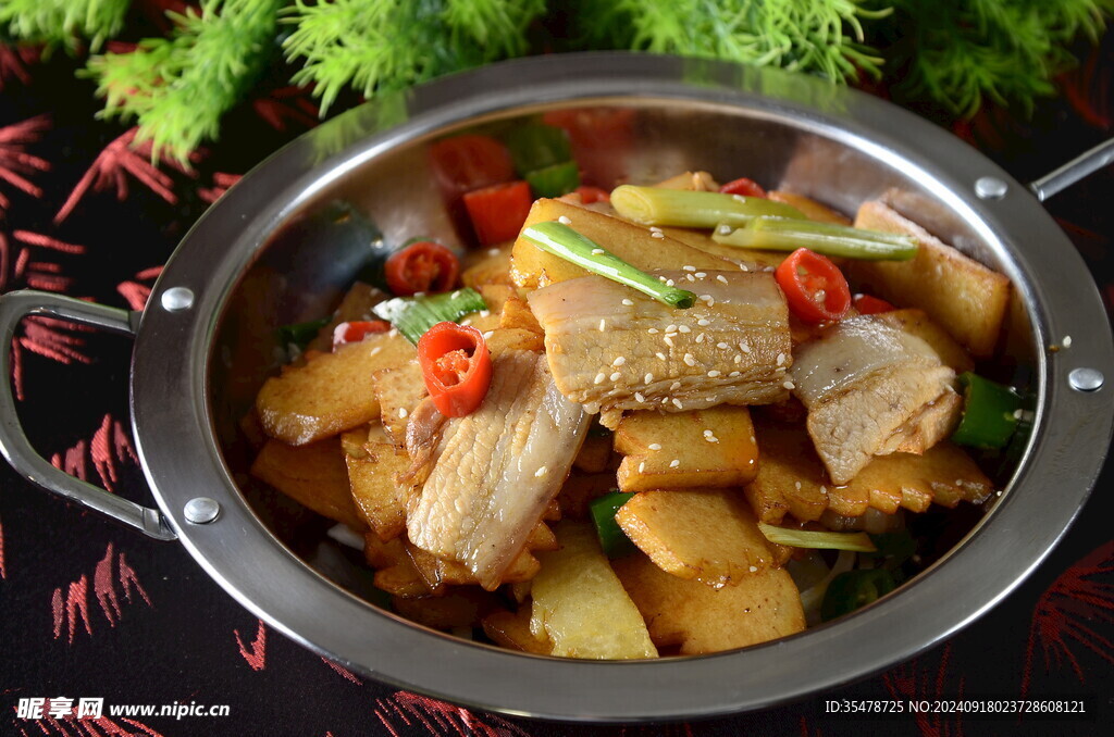 干锅土豆片