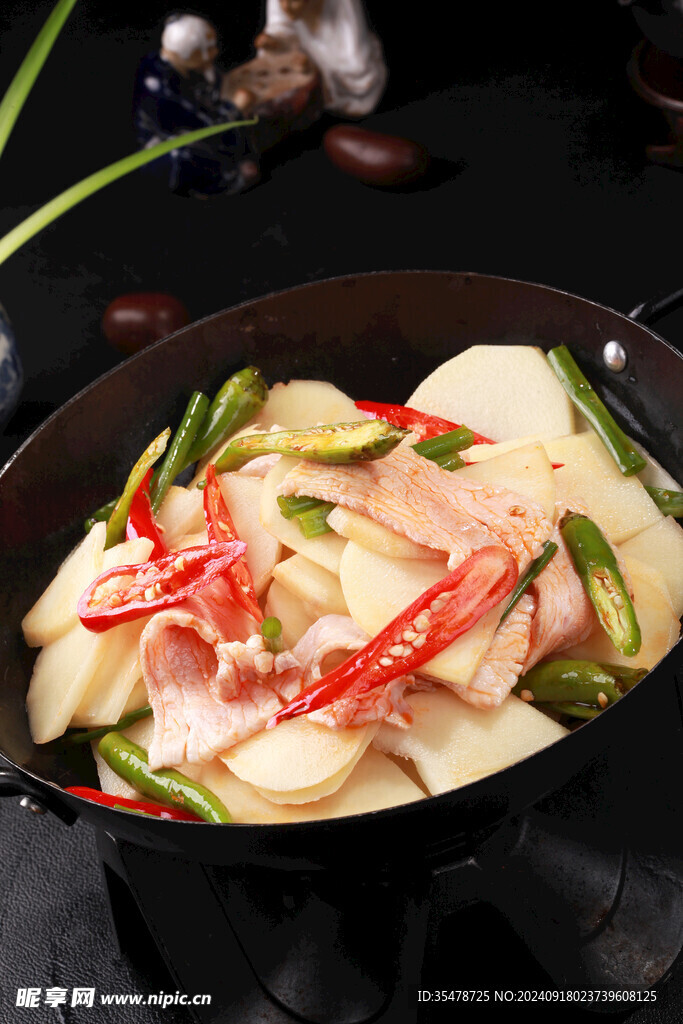 干锅土豆片