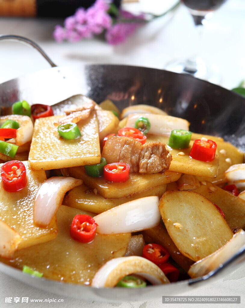 干锅土豆片