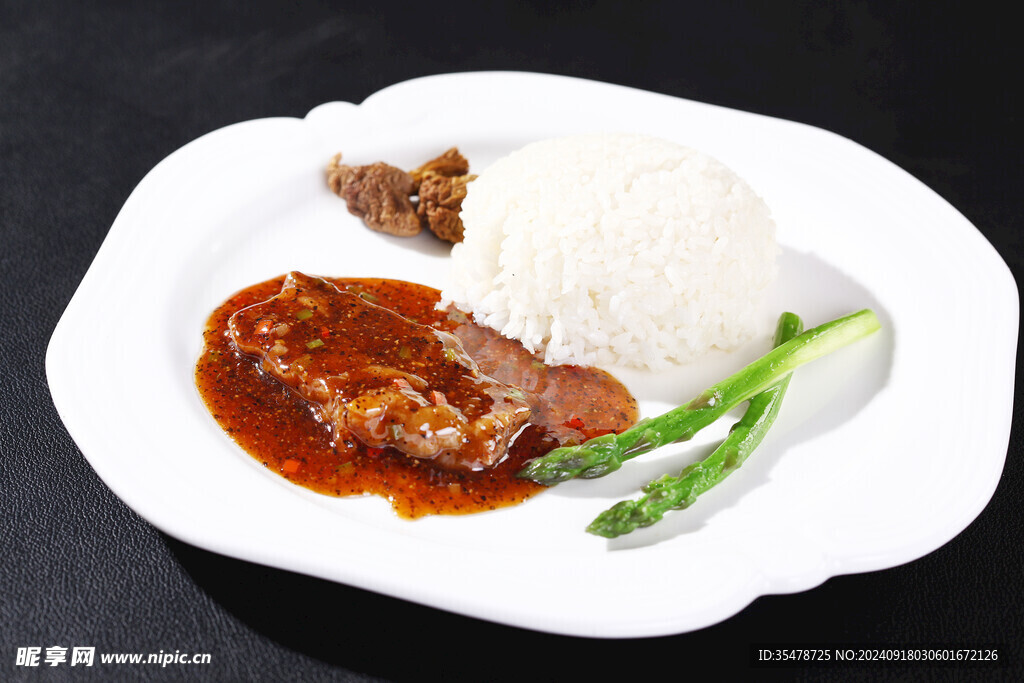 松茸肉眼扣捞饭