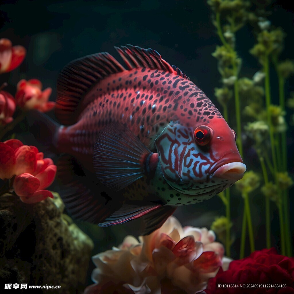 花角慈鲷鱼
