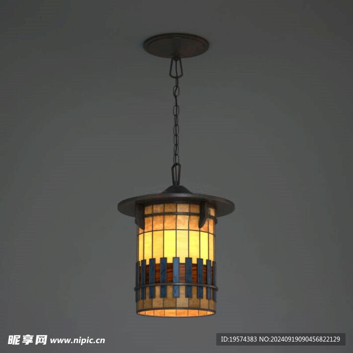 C4D模型 吊灯