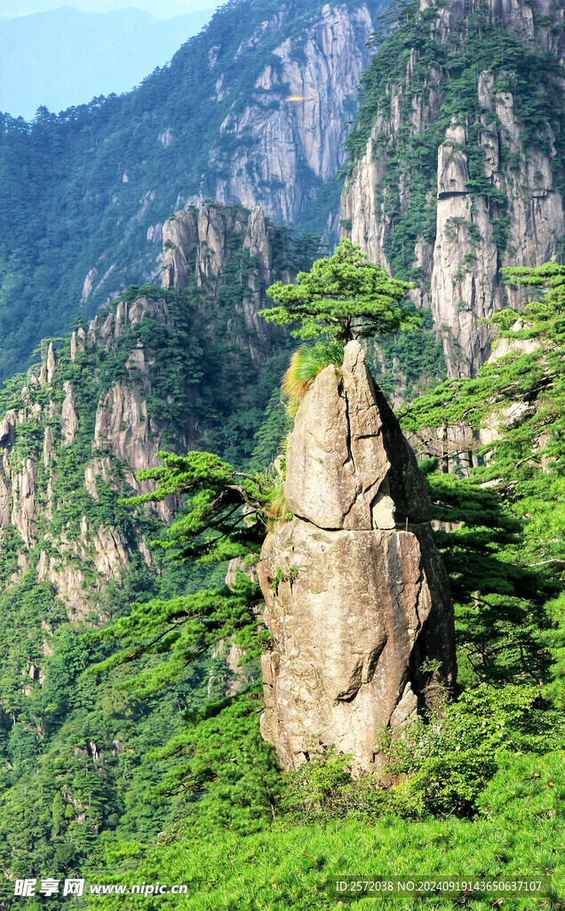 黄山梦笔生花