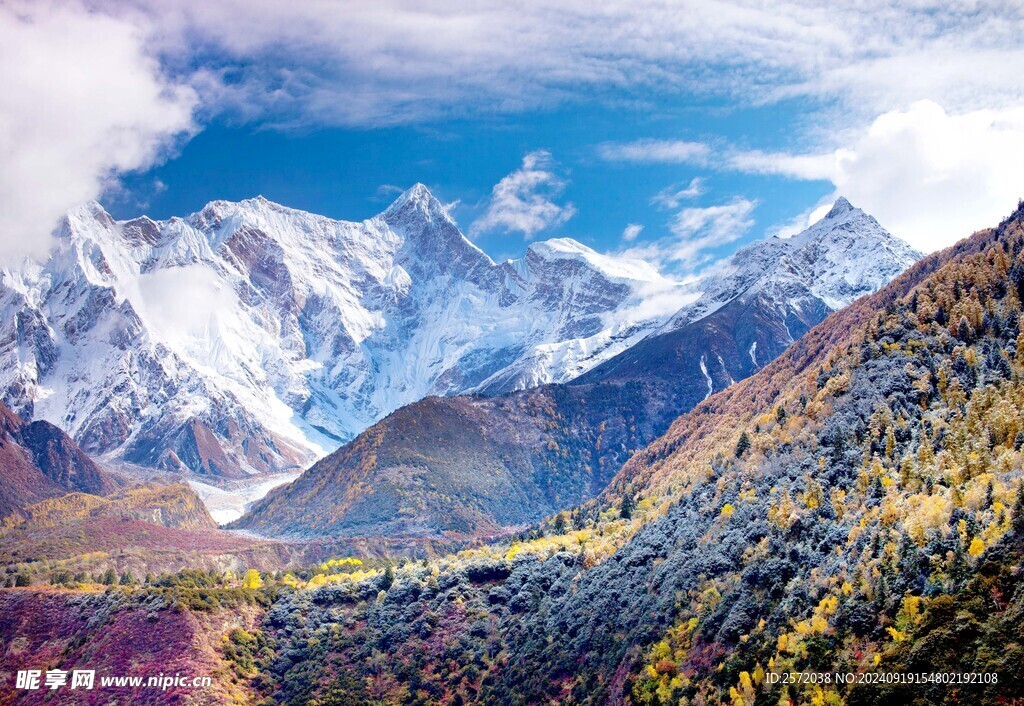 各拉丹冬雪山