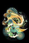 国风凤凰插画