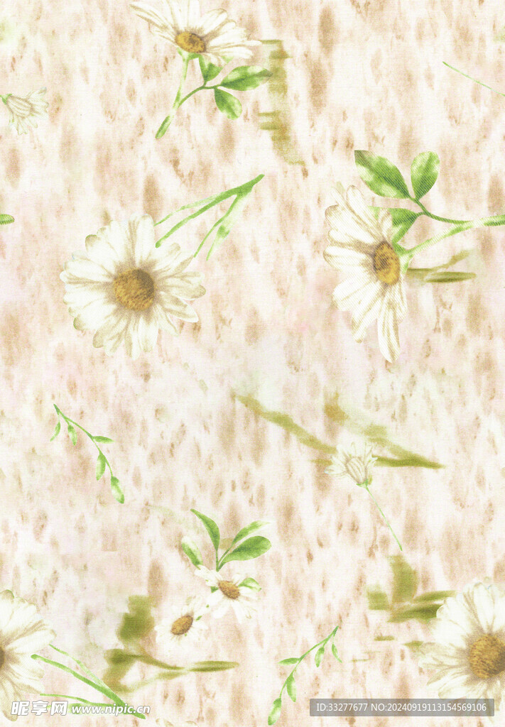 扎染花