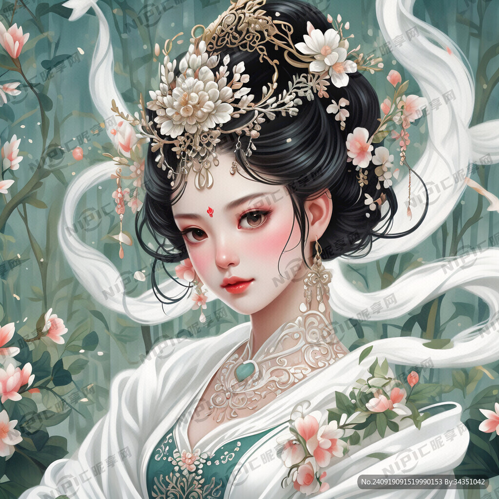 白娘子插画