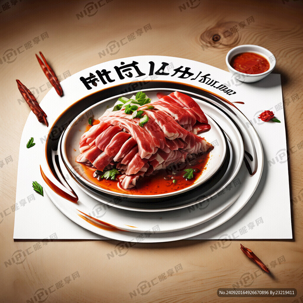 餐见涮羊肉设计成一个标志