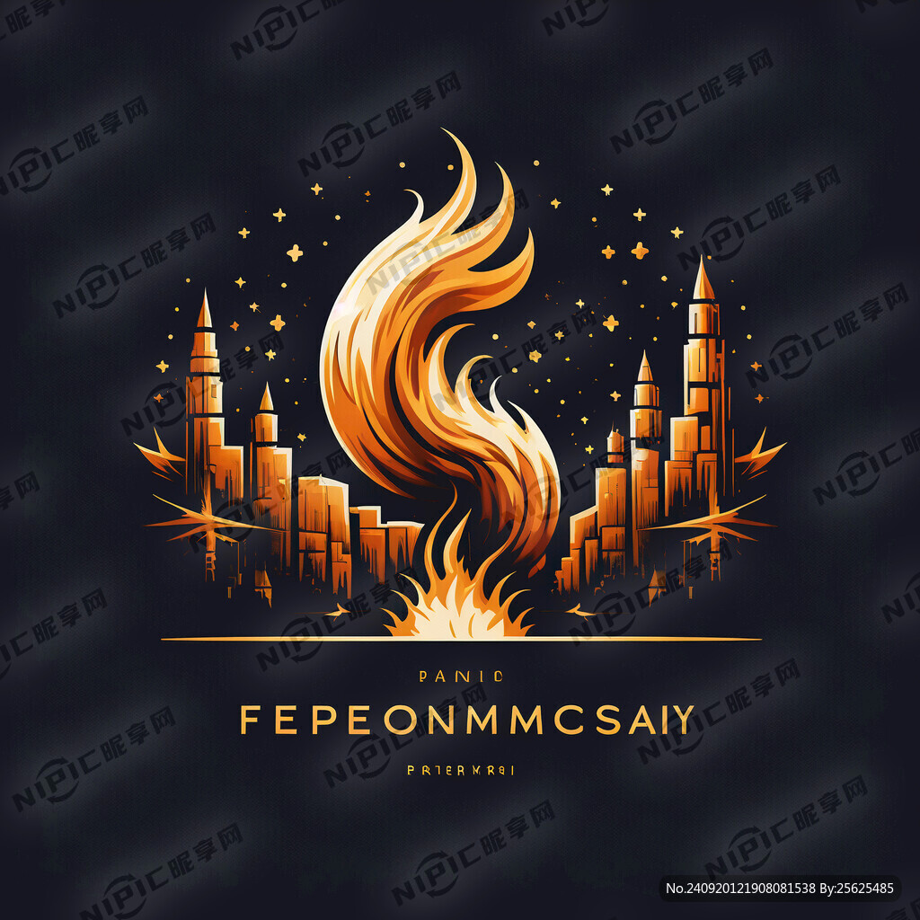 魅力火洲4个子做一个品牌标识