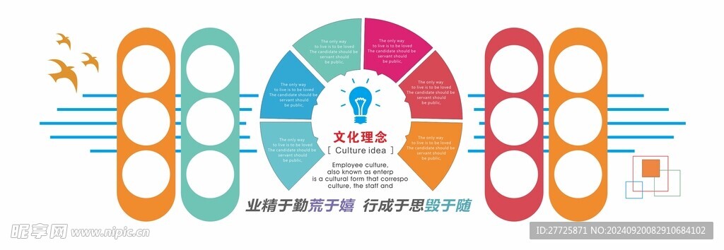 企业文化理念展示宣传墙