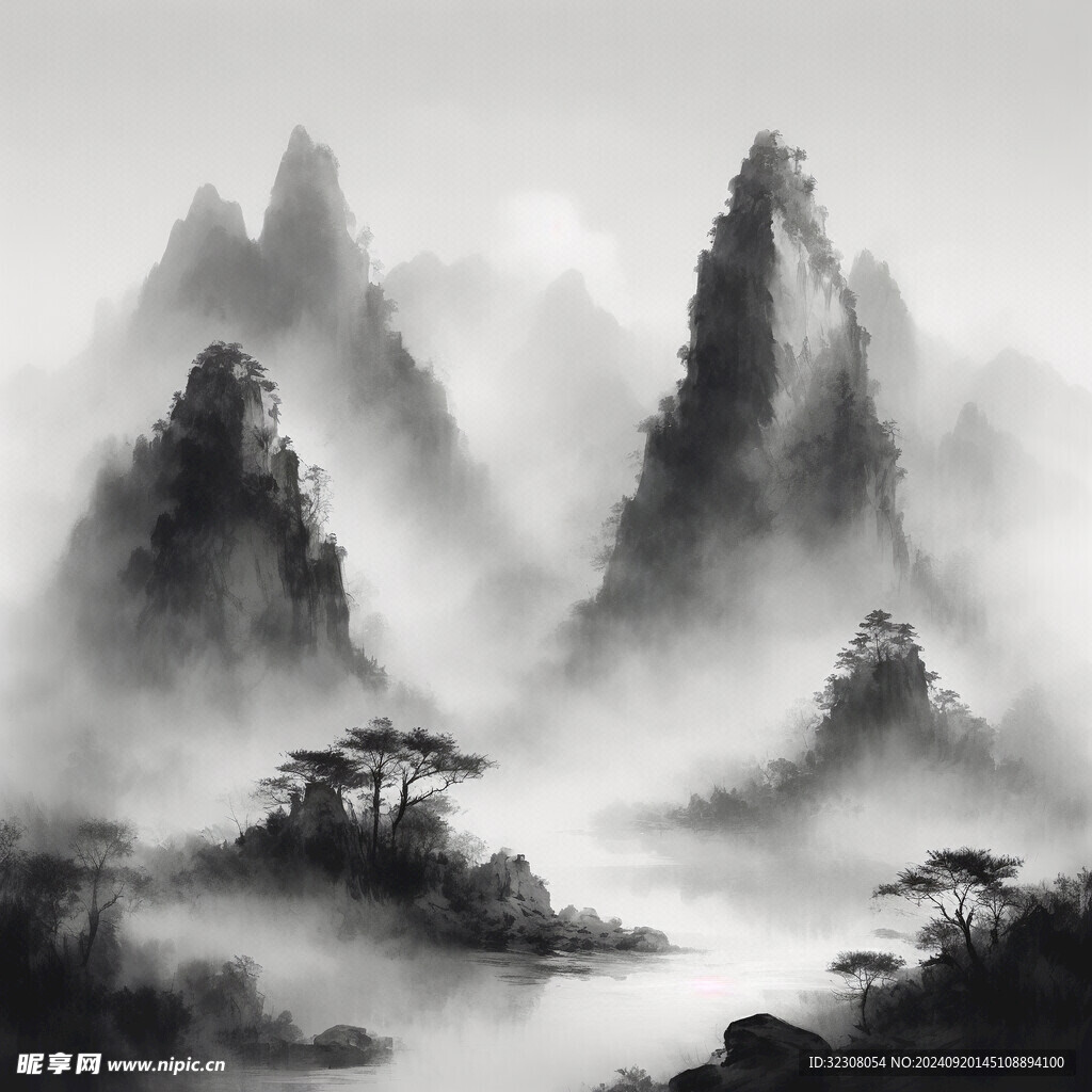 水墨画