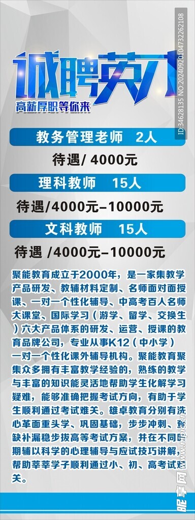 英语招聘广告