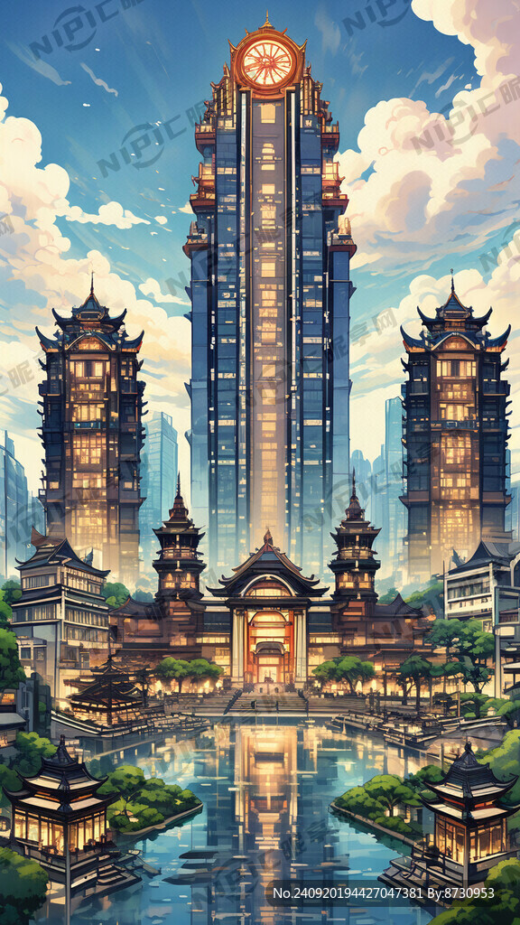江苏省地标建筑群