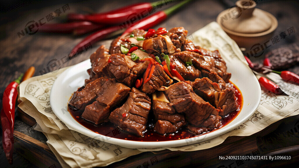 传统工艺 酱牛肉 古图