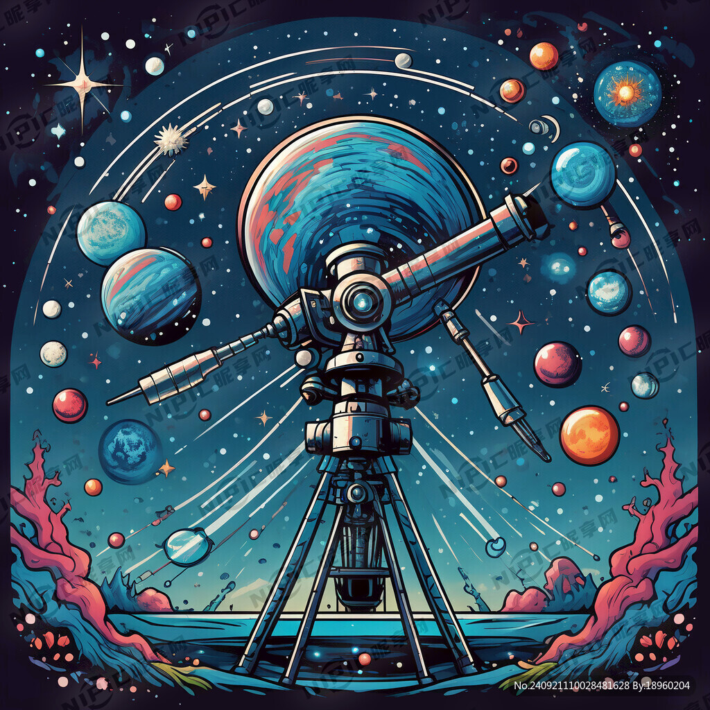 用天文望远镜观测星空和宇宙的梦
