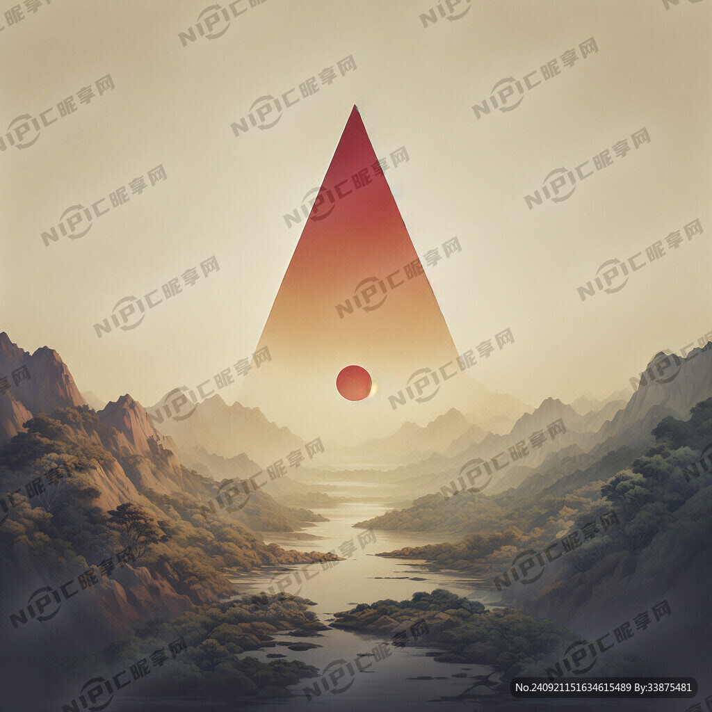三角圆形渐变