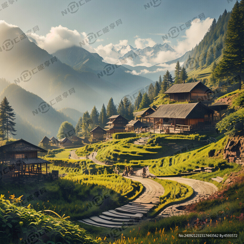 山上 右边大车道进出停车场