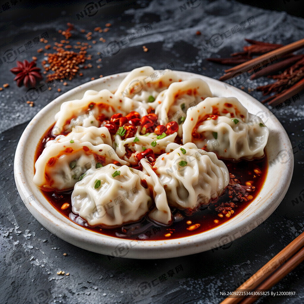 红油水饺4颗