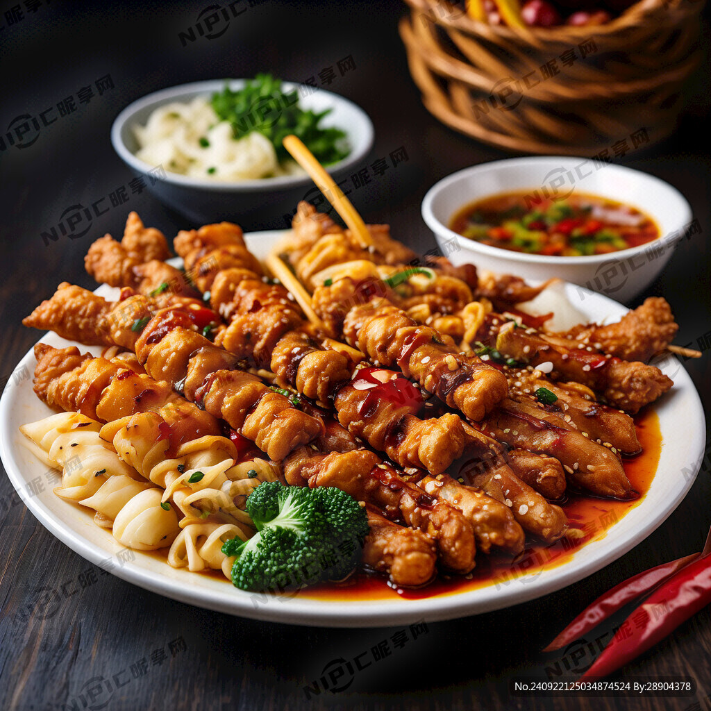 小吃炸串冒菜