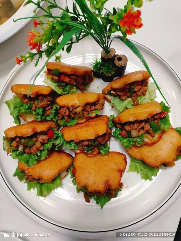 牛肉夹饼