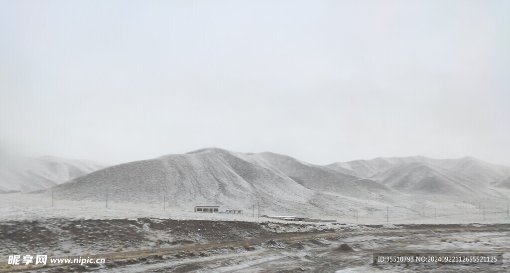 雪地雪山大雪