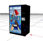 C4D模型 自动贩卖机