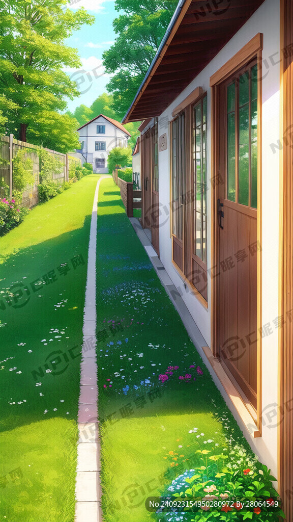 春天 经过 小乡村的地铁