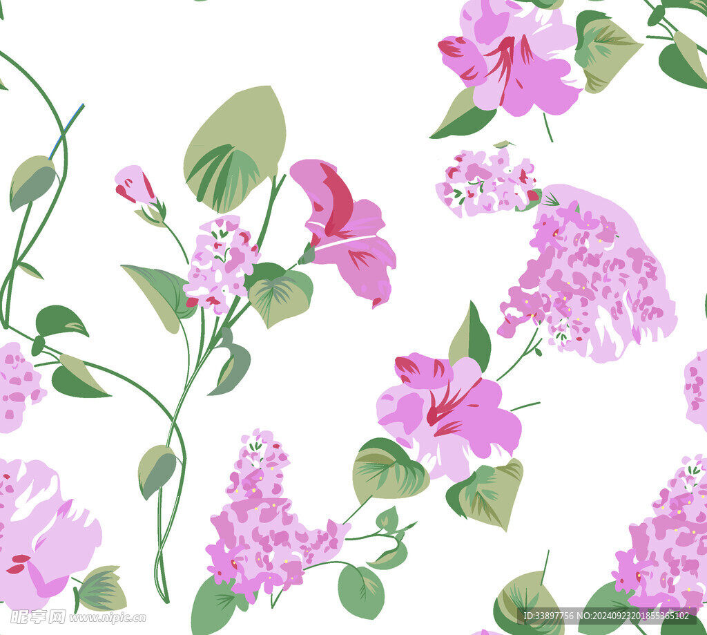 手绘花
