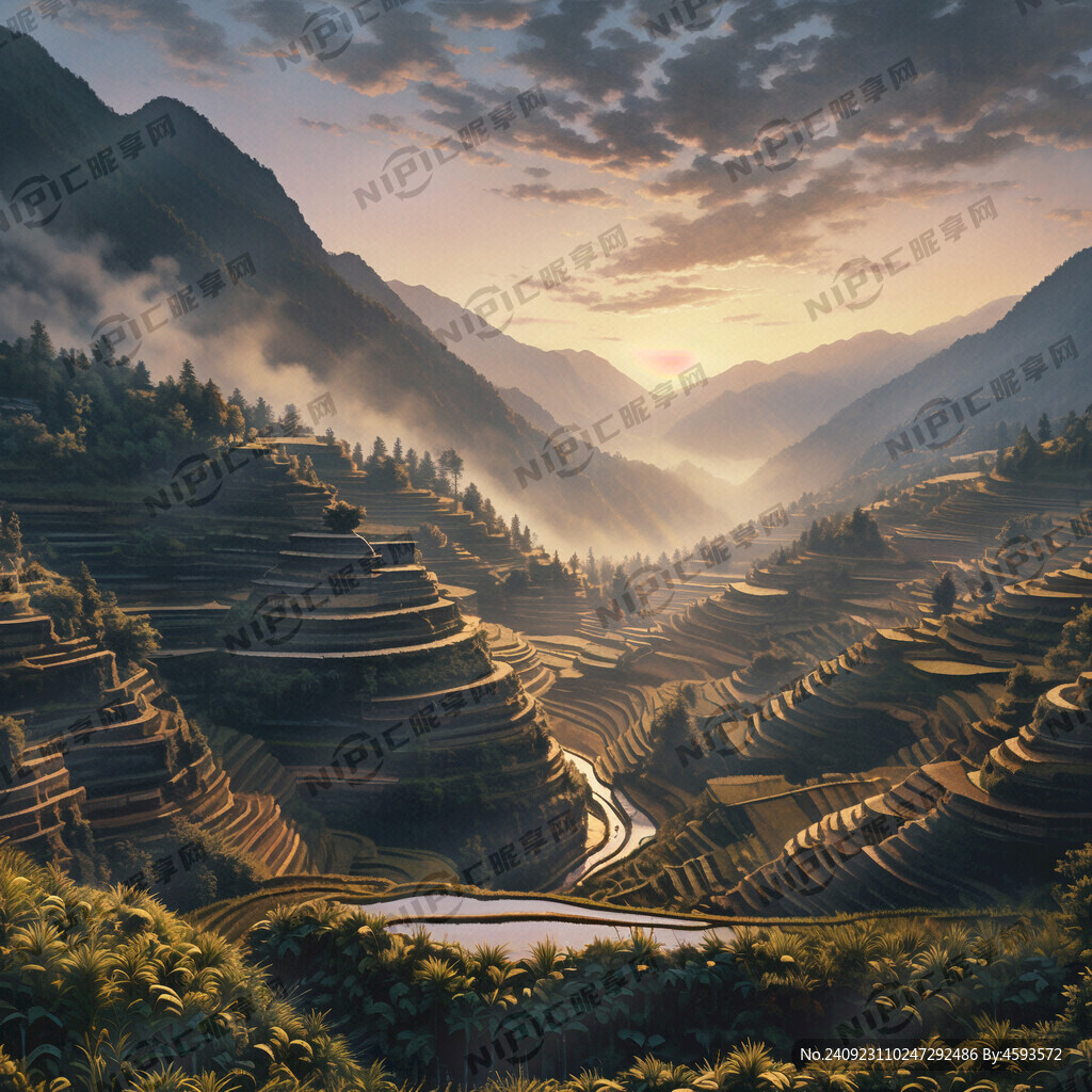 高山停车场 高三梯田