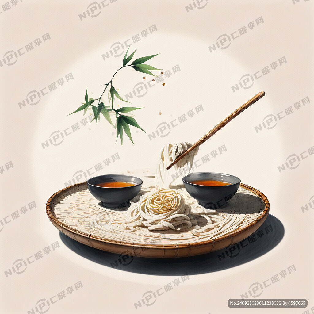 竹升面手绘
