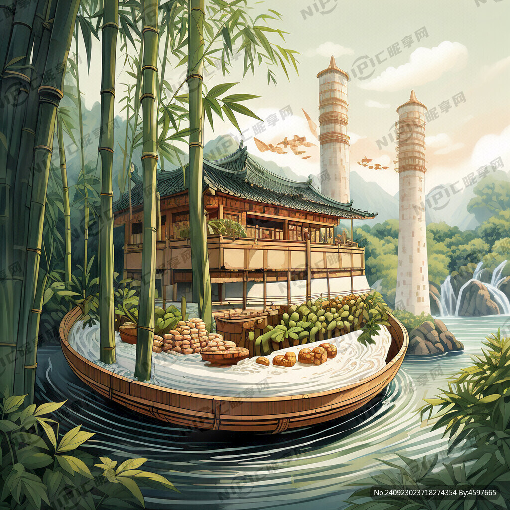 广东竹升面手绘