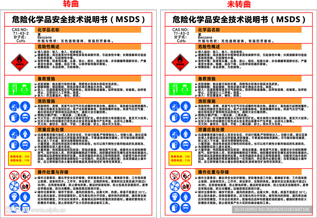 笨危险化学品安全技术说明书