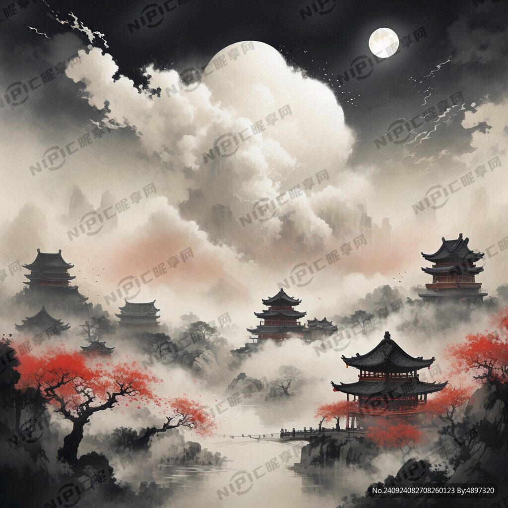 黄鹤楼 古香古色 配黄鹤楼古诗