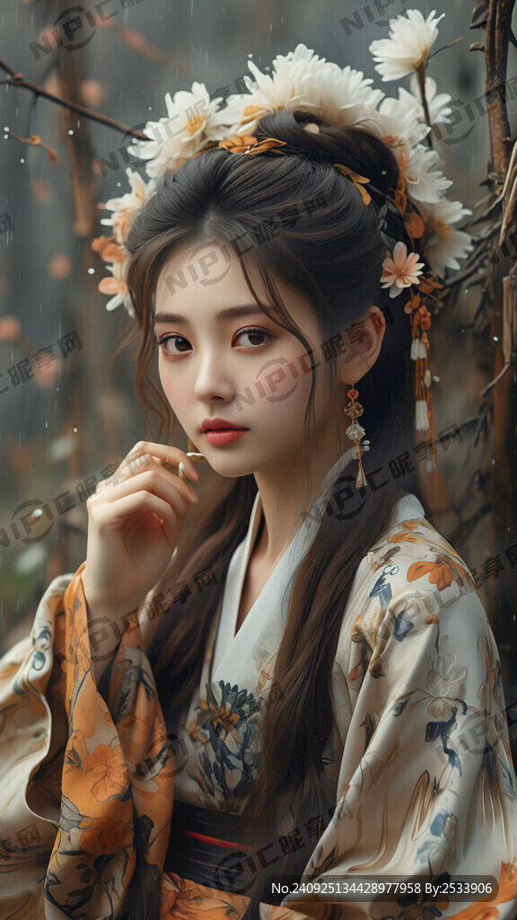 女装模特 森系