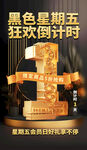 黑五海报图片