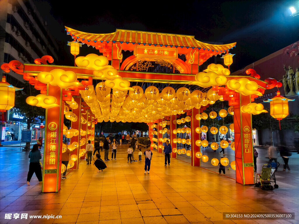 夜景之彩灯