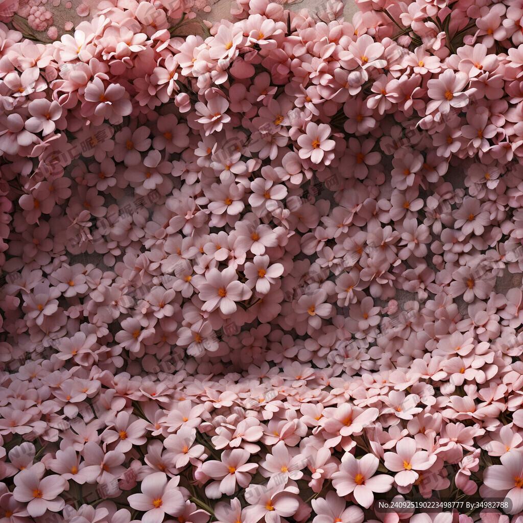 花瓣 碎花 粉红 铺满