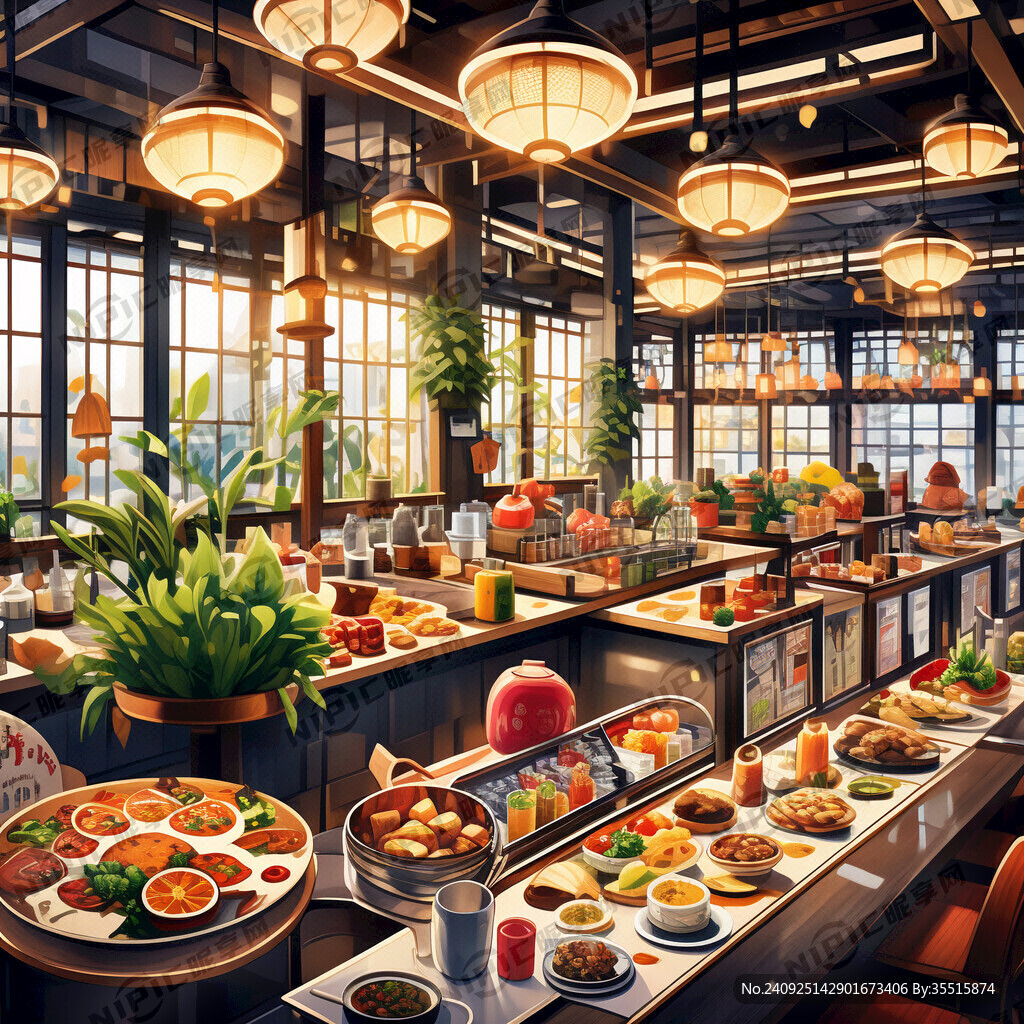 自助西餐厅菜品
