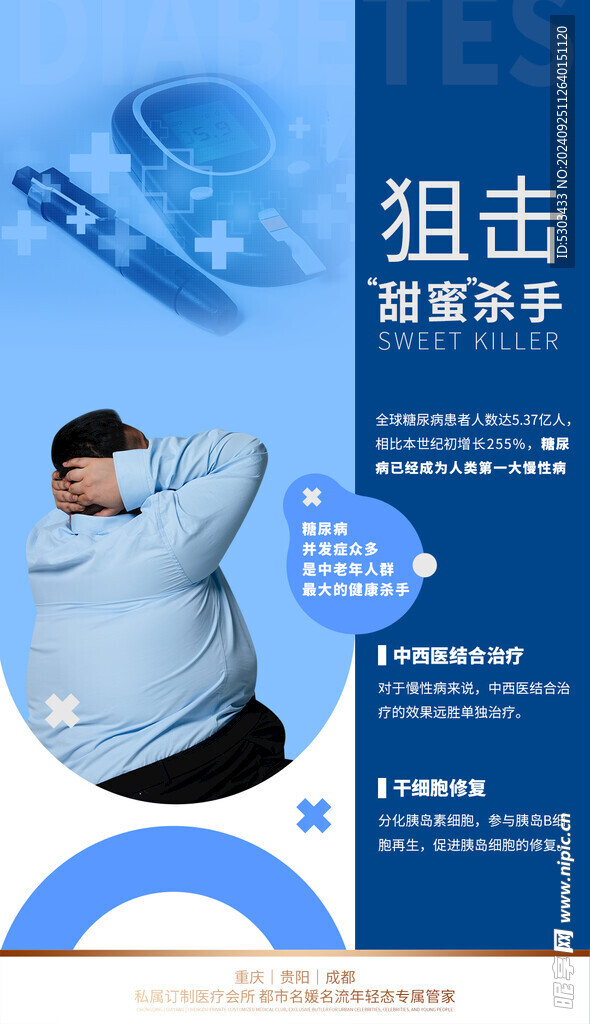 治疗糖尿病海报