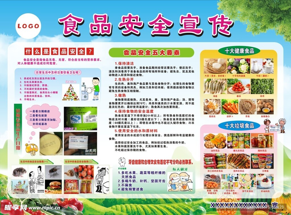 幼儿园 食品安全 十大健康食品