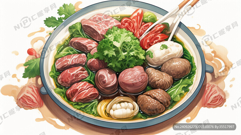 潮汕元素 牛肉丸 牛肉火锅