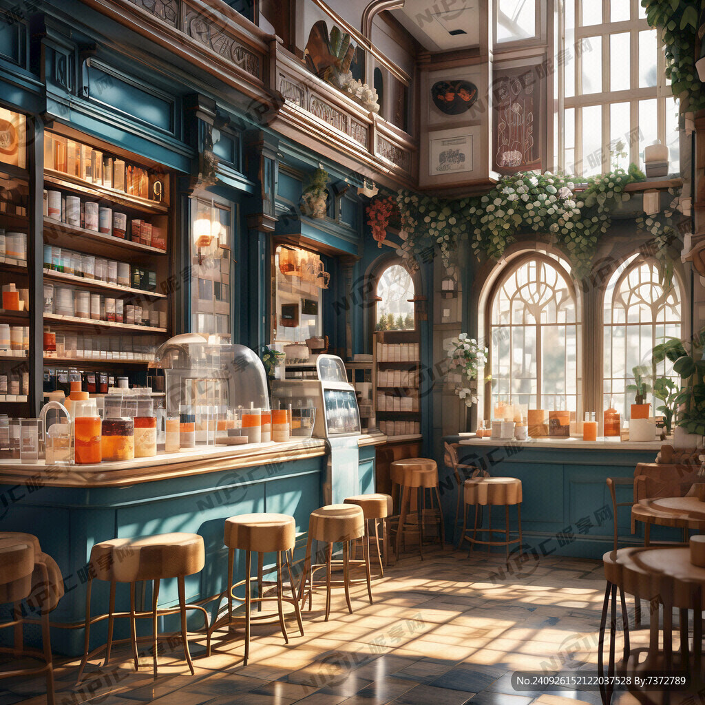 商场奶茶店装修 装修风格 休闲